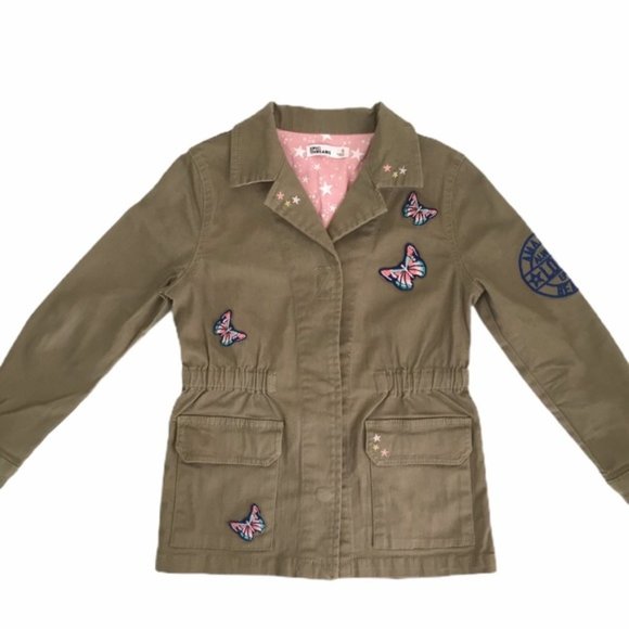 hunter green jean jacket